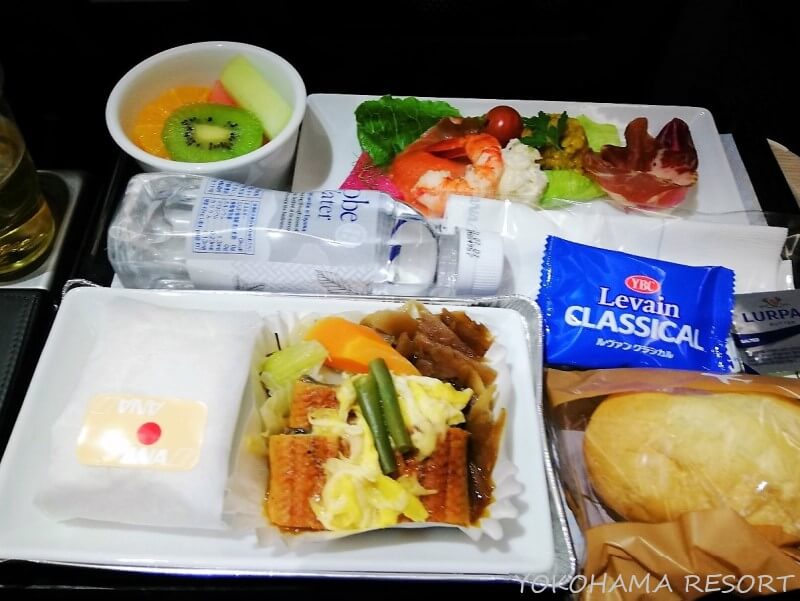 ANA A380 フライングホヌ プレミアムエコノミー 機内食