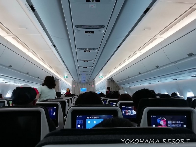 成田 台湾 台北 チャイナエアライン A350 機内