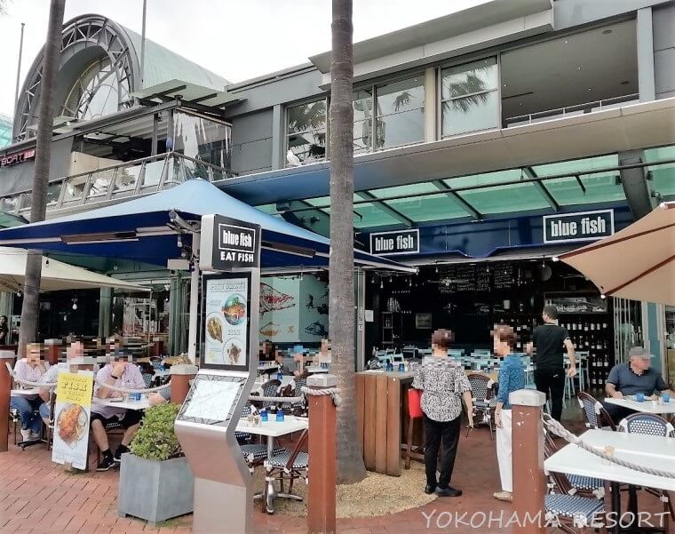 シドニー ハーバーサイドショッピングセンター オープンカフェ