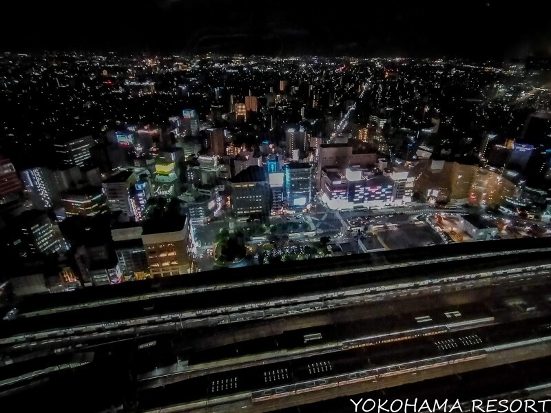 名古屋マリオットアソシアホテル 部屋からの夜景
