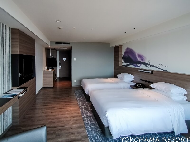 琵琶湖マリオットホテル ゆとりのある客室全体