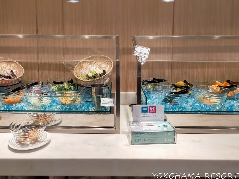 フェアフィールド大阪難波 朝食ブッフェのサラダバー