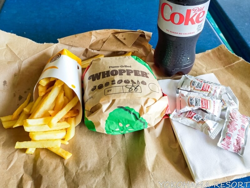 バーガーキング ハンバーガーとポテトとコーラのスモールコンボ