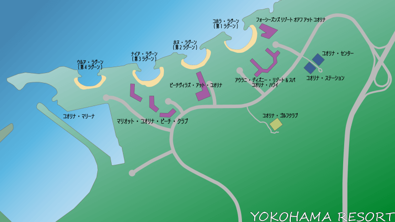 コオリナの地図