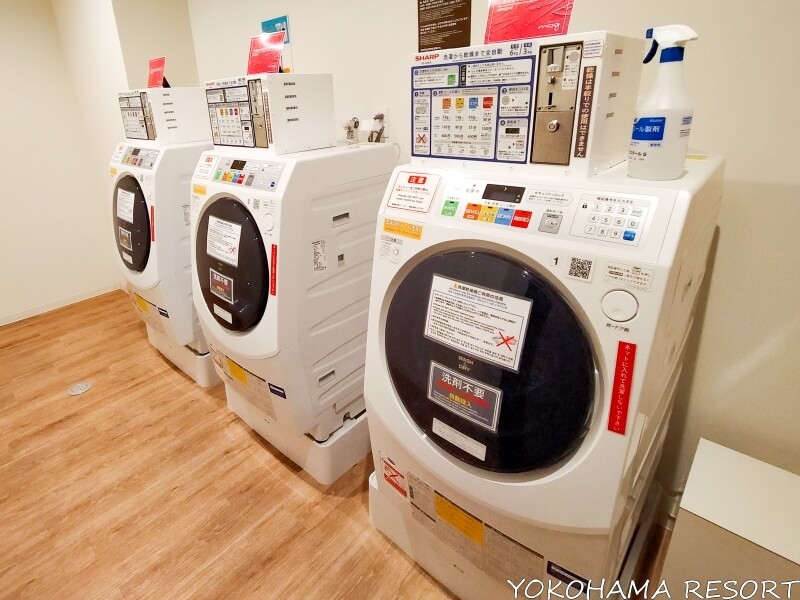 ３台の洗濯乾燥機