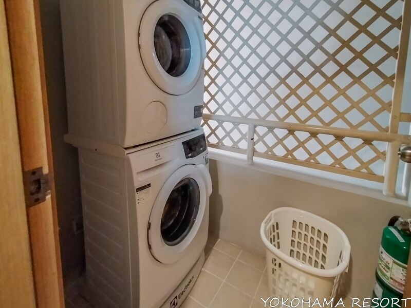洗濯乾燥機と洗濯籠