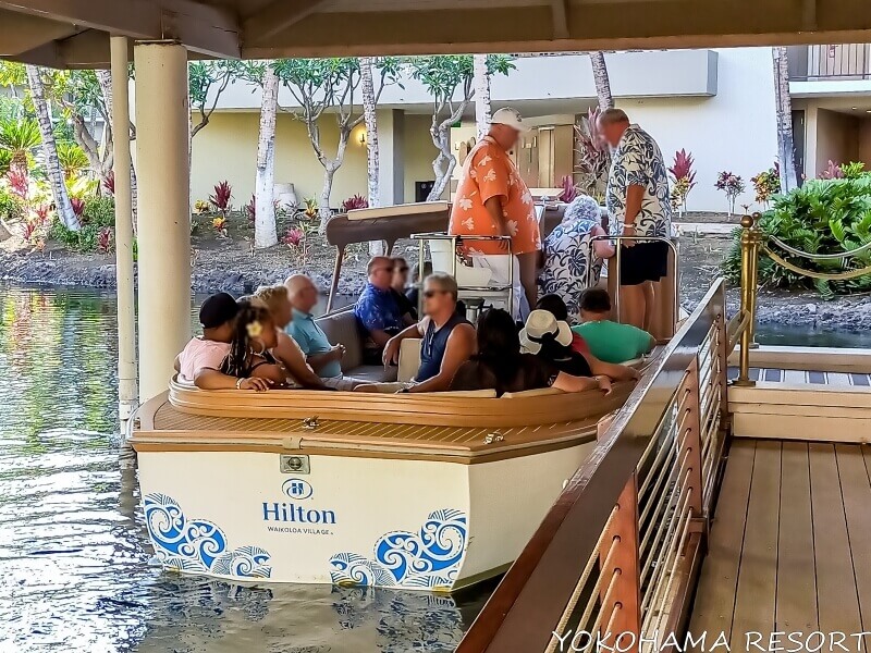 ヒルトン・ワイコロア・ビレッジのボート
