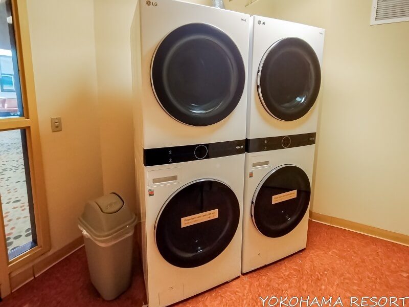 ハレ・コナ10Fにある洗濯乾燥機各２台
