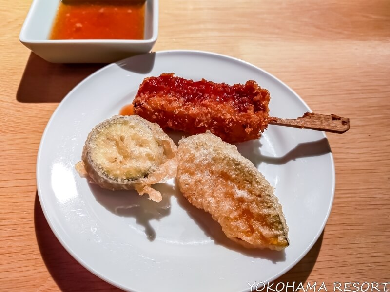 大阪の串カツ、天ぷら