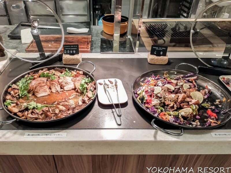 ローストポーク マスタードソース、ジャマイカン ジャークチキン