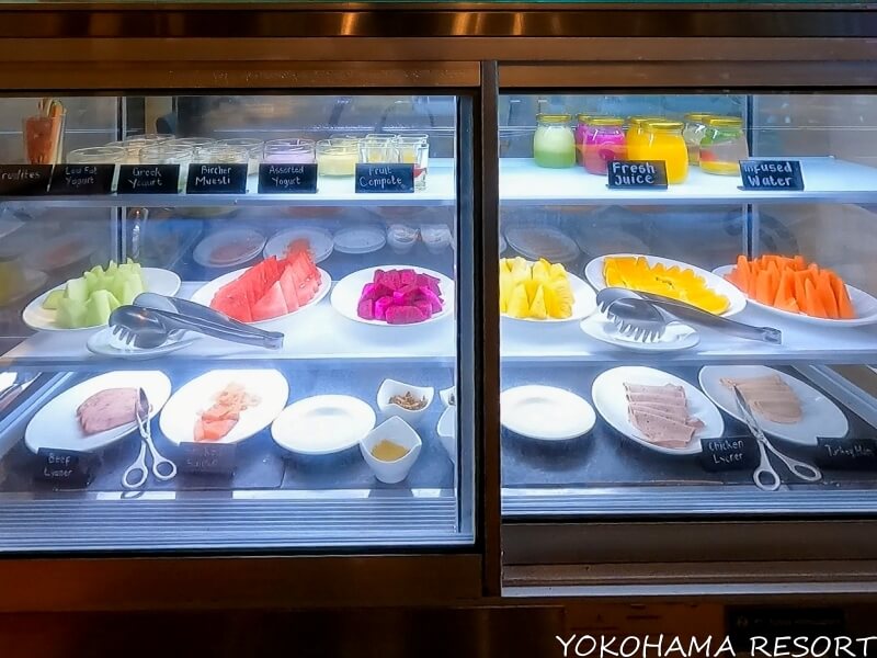 フルーツ、ハム類