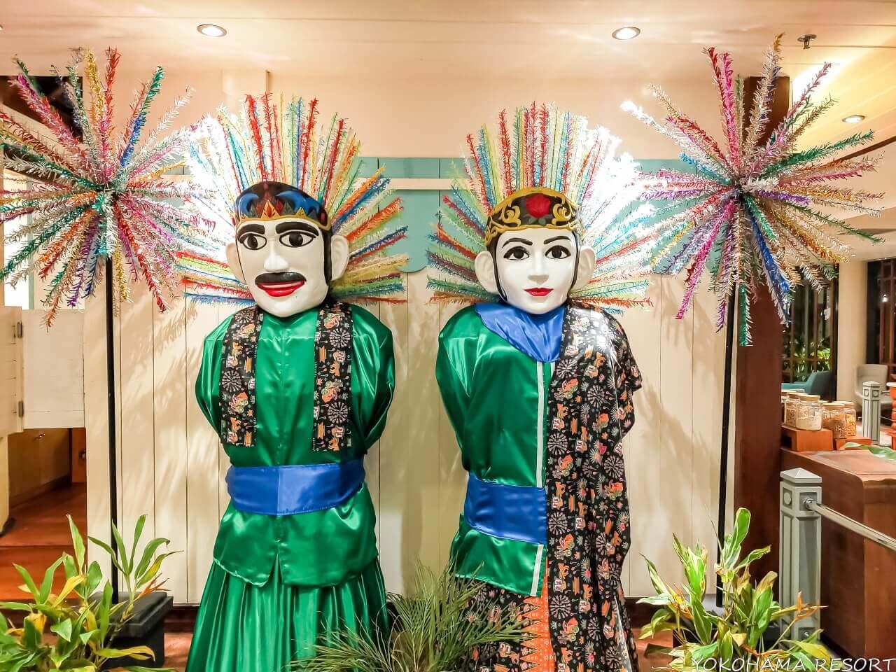 クラブラウンジの装飾