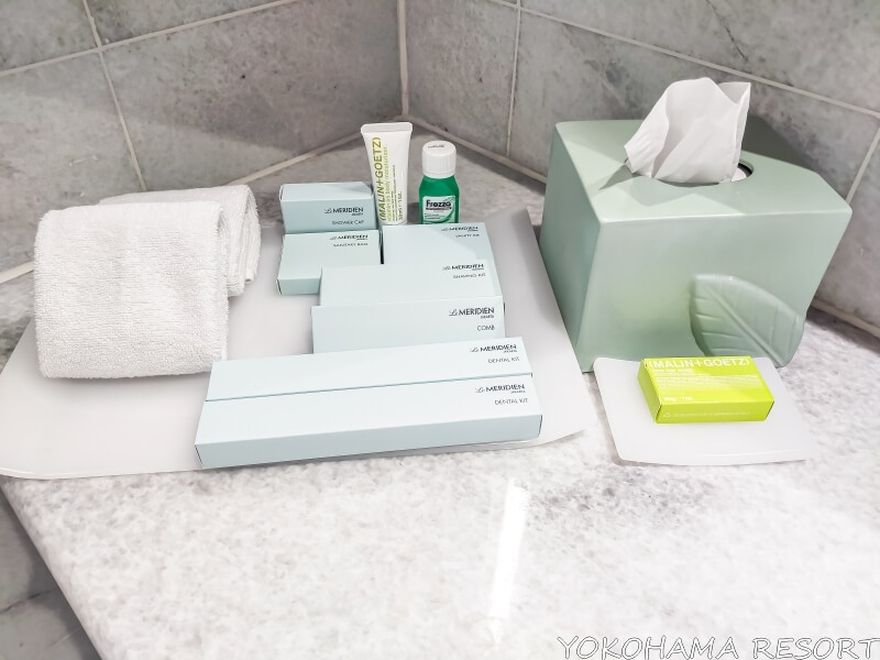 バスルームのアメニティ