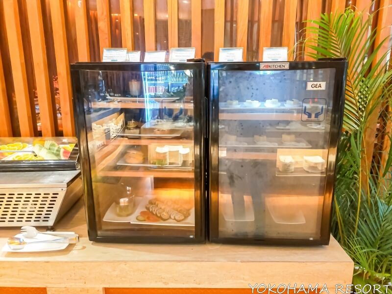 デンパサール国際空港のガルーダインドネシアラウンジ フード