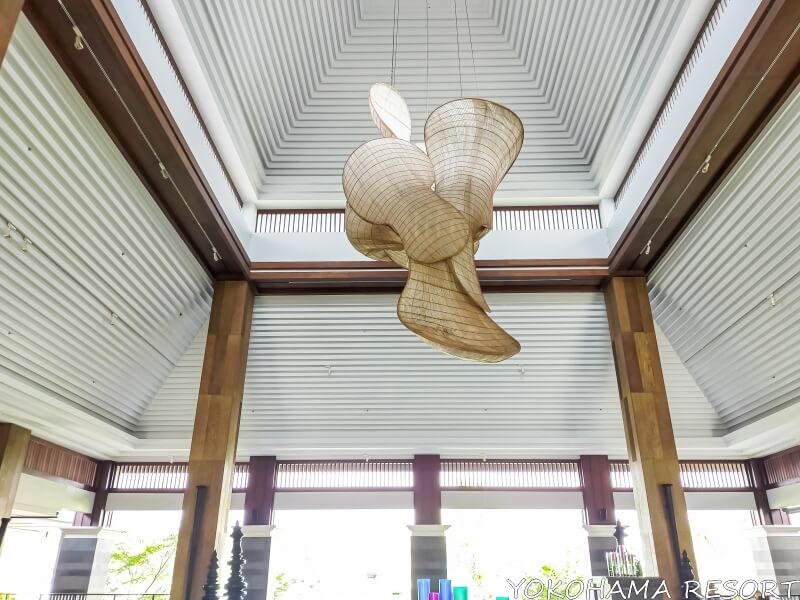 マリオット・バリ・ヌサ・ドゥア・テラスのロビー天井
