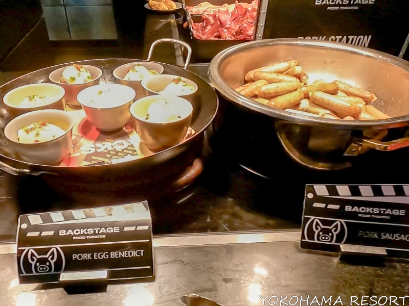 ポークエッグベネディクト、ポークソーセージ