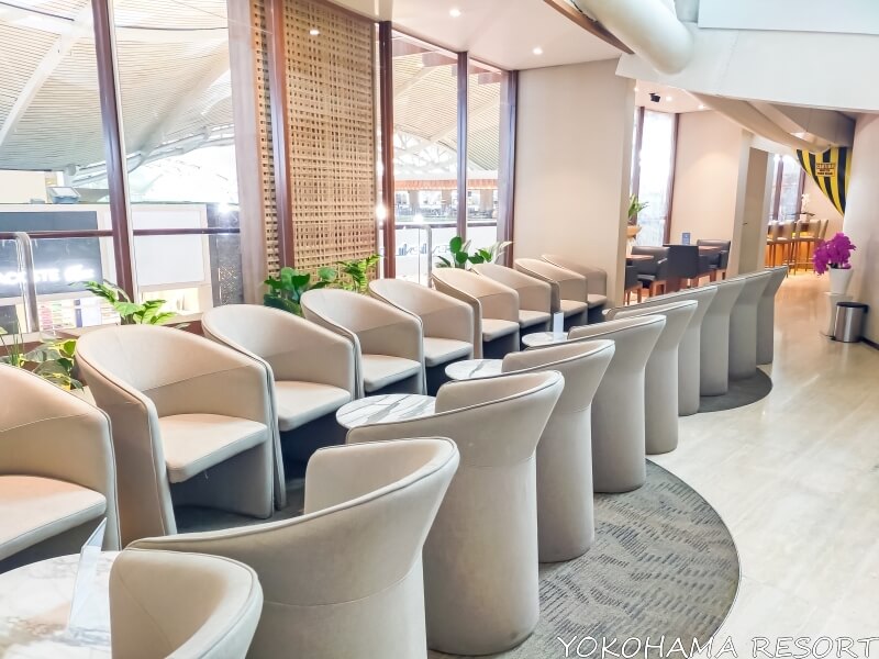 デンパサール国際空港のガルーダインドネシアラウンジ