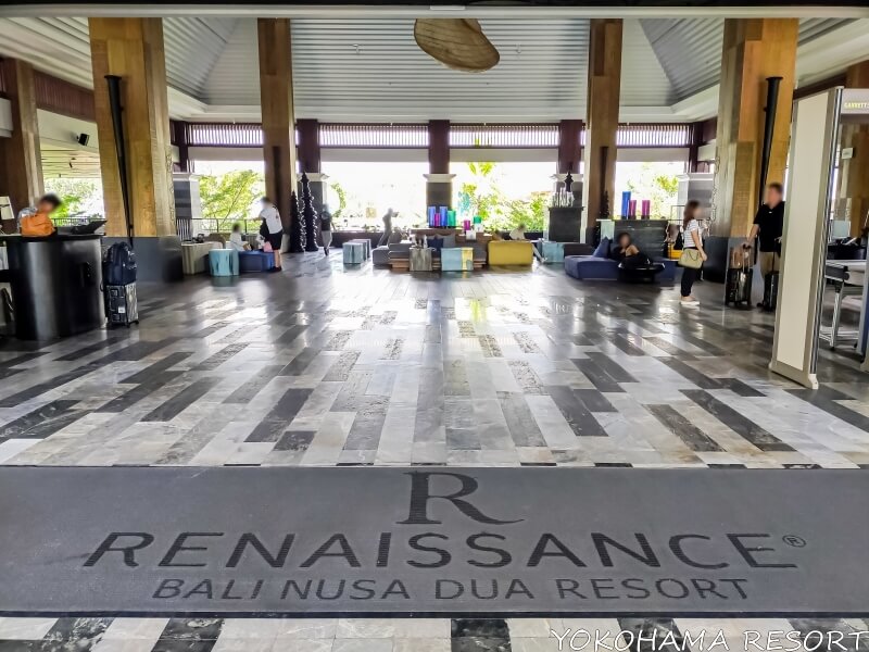 マリオット・バリ・ヌサ・ドゥア・テラスのエントランスとロビー