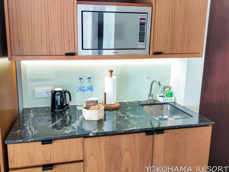 スタジオ側のミニキッチン