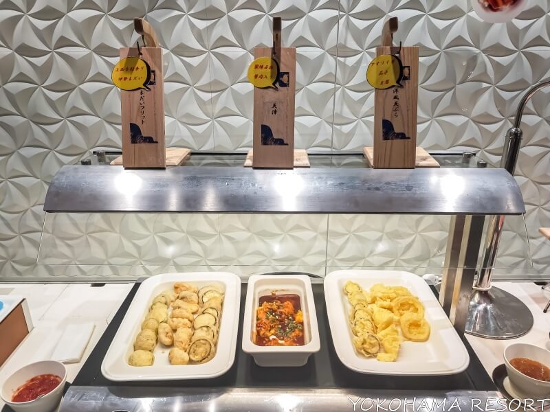 まだいフリット、天津、洋風天ぷら