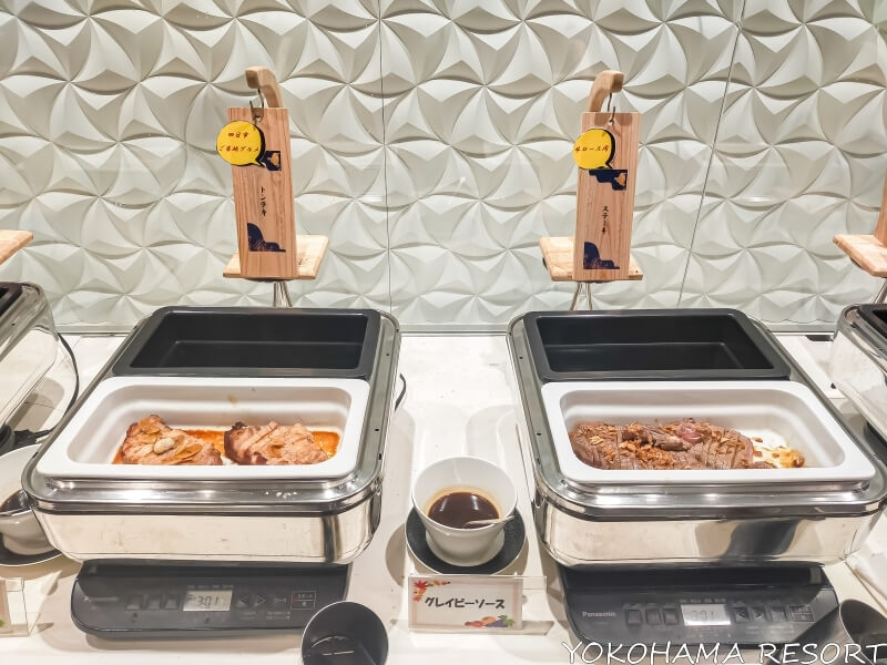 トンテキ、牛ロース肉のステーキ