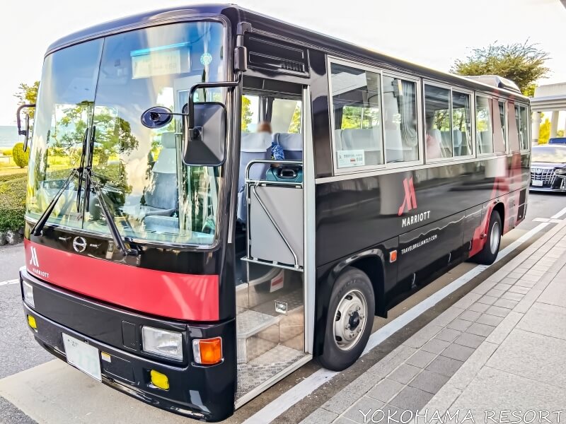 琵琶湖マリオットホテルの無料送迎バス