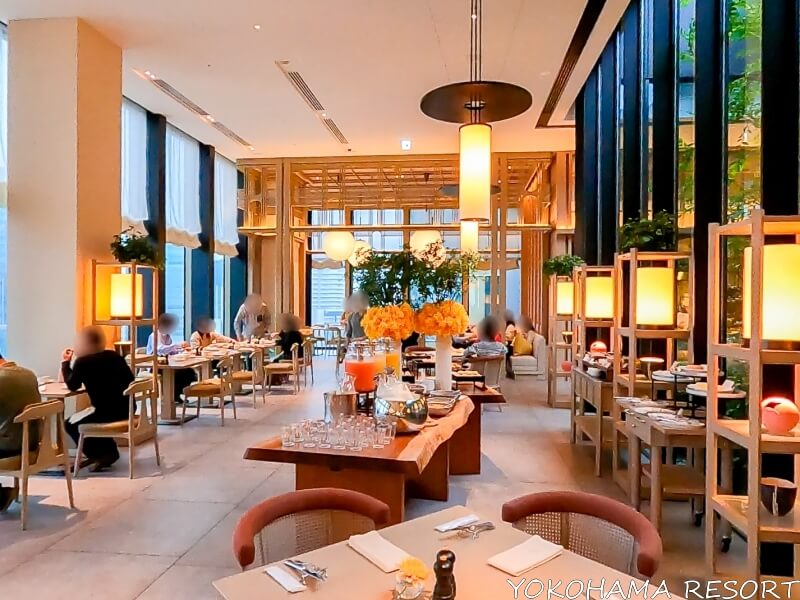 ジョリー ブラッスリーでの朝食ブッフェ会場