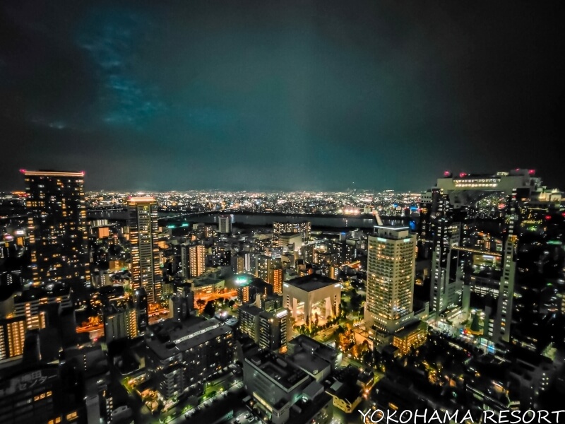 リバービュー客室からの夜景