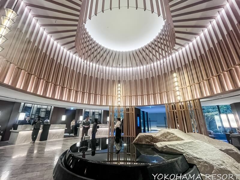 レセプション前のロビー