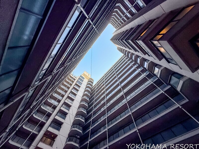 東京ビュック 建物の吹き抜け