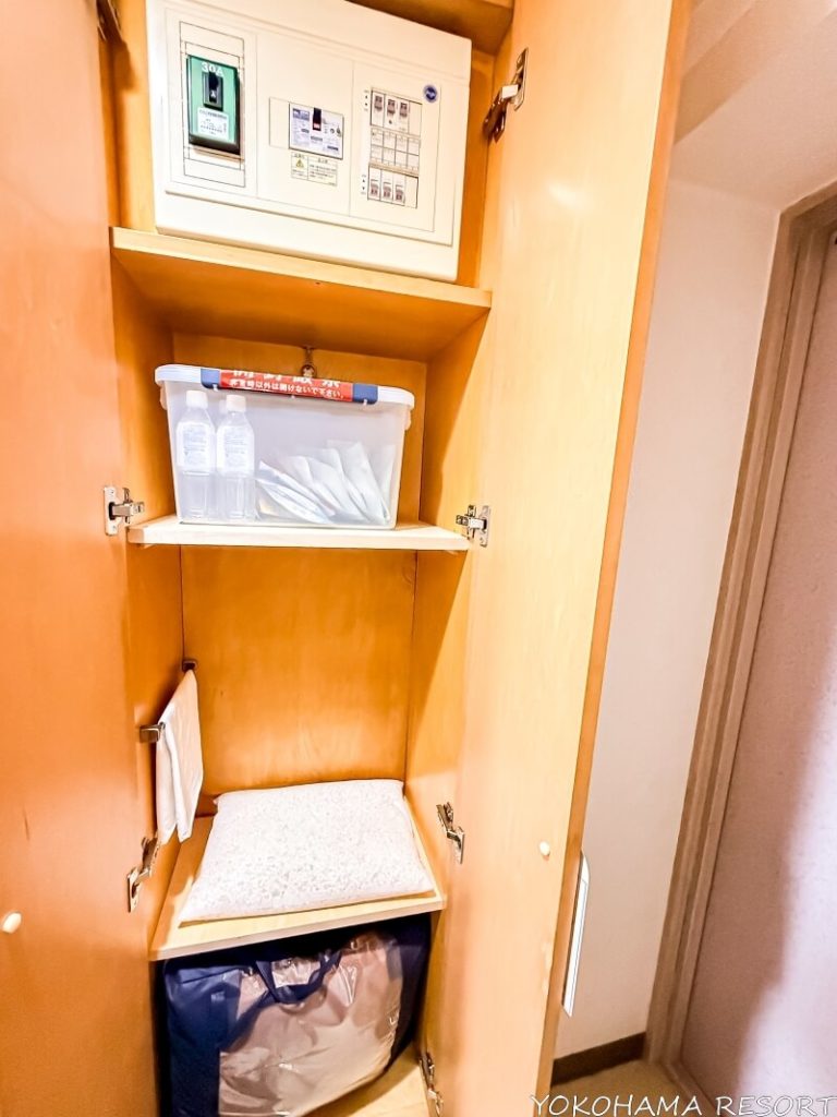 東京ビュック ツインルームの物入れ