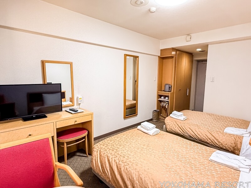 東京ビュック ツインルーム部屋全体