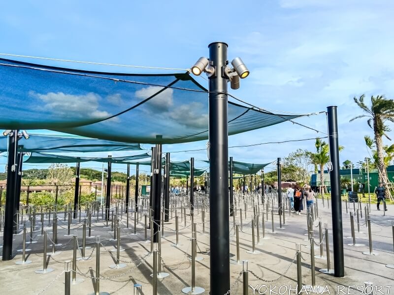 ジャングリア沖縄 パーク内はガラガラ