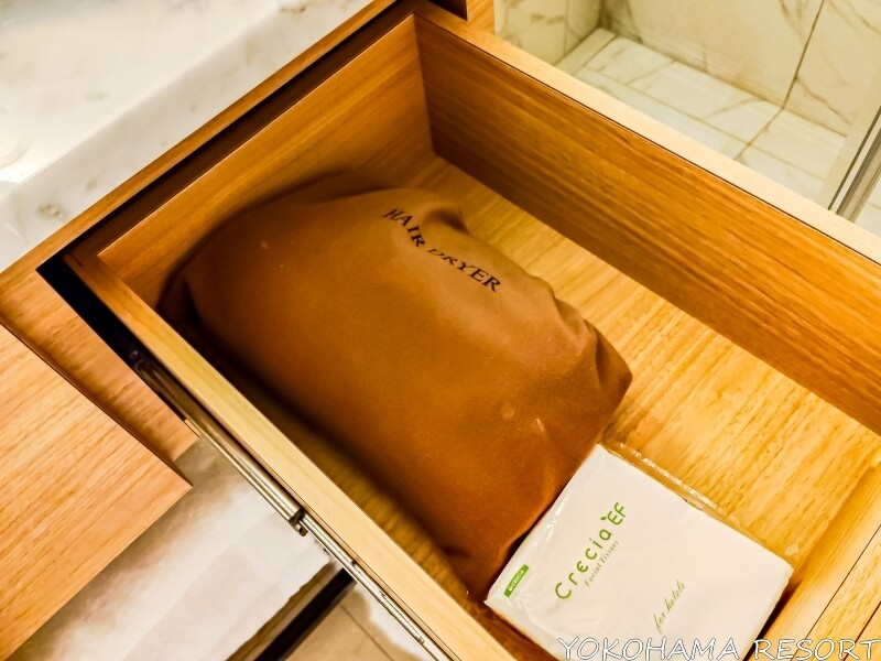 洗面台引き出しのドライヤー