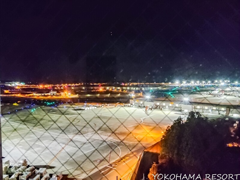夜景が美しい成田空港第3ターミナル