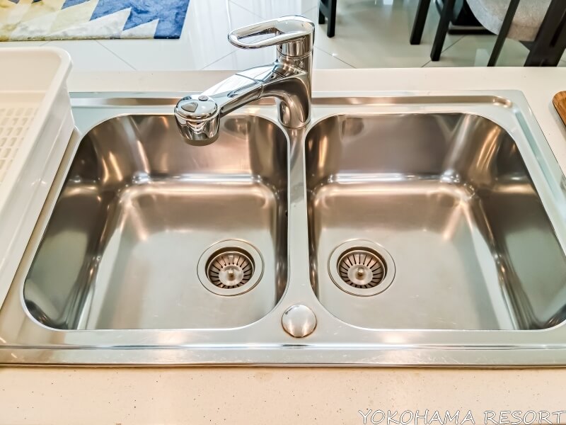 台所のダブルシンク