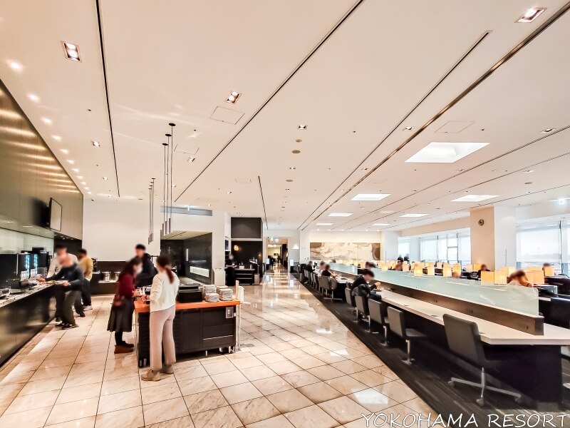 成田空港 ANAラウンジ内の様子