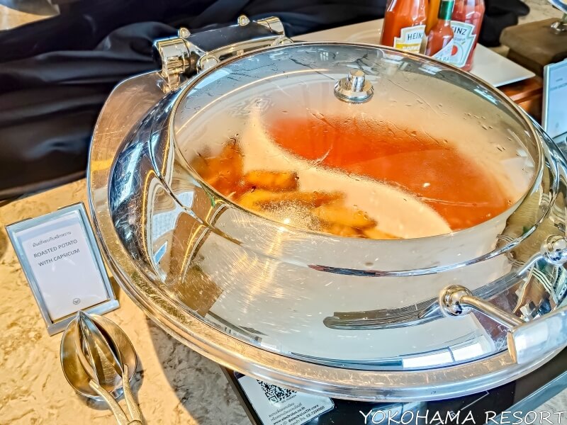 ローストポテトとベイクドビーン