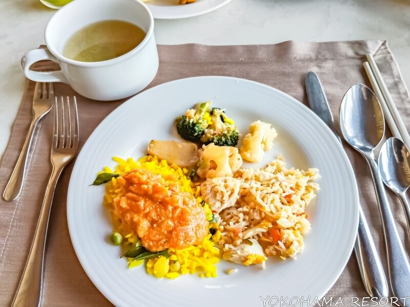 盛り付けた料理