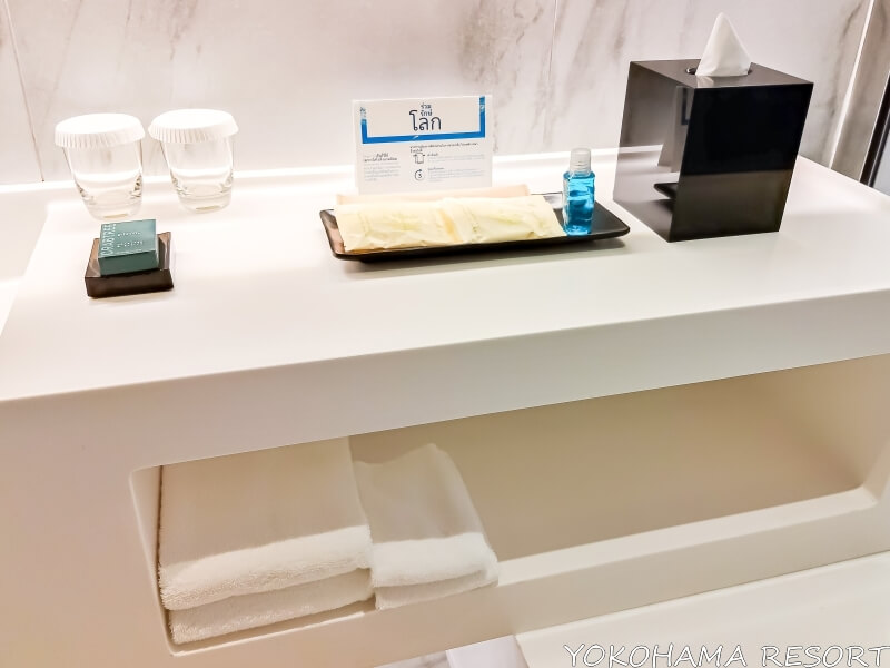 洗面台のアメニティ